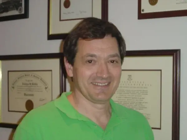 Dr. Lawrence W. Bandoni, DMD, standing in his Hanover, MA dental office